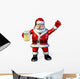 santa with beer 2 Wall Decal