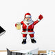 santa with beer 2 Wall Decal