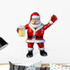 santa with beer 2 Wall Decal