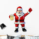 santa with beer 2 Wall Decal