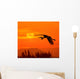 Sunset with Bird Wall Mural