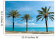 Three Palm-Trees Wall Mural