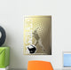 Baseball Golden Poster Background 4 Wall Mural