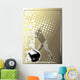 Baseball Golden Poster Background 4 Wall Mural