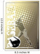 Baseball Golden Poster Background 4 Wall Mural