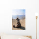 stone tower beach meditation relax sand Wall Mural