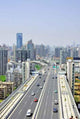 China Shanghai Puxi Skyline Wall Decal