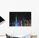 China Shanghai Pudong Night Wall Decal