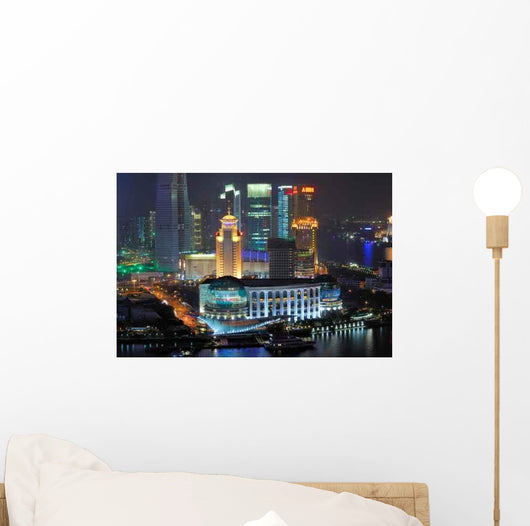 China Shanghai Pudong Buildings Wall Decal