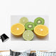 Lime Orange and Kiwi Wall Mural