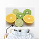 Lime Orange and Kiwi Wall Mural