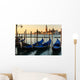 Gondolas and Church Venice Wall Decal
