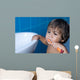 Child Washing Your Teeth With a Brush Wall Mural