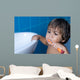 Child Washing Your Teeth With a Brush Wall Mural