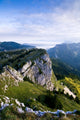 Mountain of Chartreuse in the French Alps Wall Mural