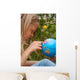 Cute Girl Is Pointing Wall Mural