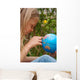 Cute Girl Is Pointing Wall Mural