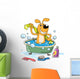 Bathing of a Puppy Wall Decal