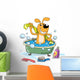 Bathing of a Puppy Wall Decal