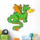 Cute Dragon With Long Tail Wall Decal