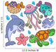 Sea Fishes and Animals Collection Wall Mural