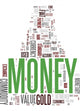 Money tags cloud Wall Decal