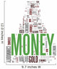 Money tags cloud Wall Decal