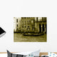 On its gondola gondolier Wall Mural