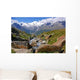 Hochgebirgspanorama Saas Fee Wall Decal