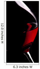 GLASS OF RED WINE Wall Mural