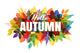 Autumn Banner Colorful Leaves Wall Decal