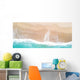 Aerial Sandy Beach and Water Wall Decal