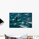Striped Mackerel Wall Decal