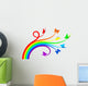 Rainbow Butterflies Wall Decal