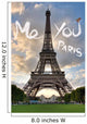 Love in Paris Eiffel Tower France Concept - Me and You Wall Mural