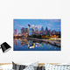 Philadelphia Skyline Twilight Wall Decal