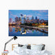 Philadelphia Skyline Twilight Wall Decal