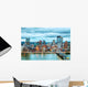 Pittsburgh Skyline with Ohio River Wall Decal