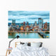 Pittsburgh Skyline with Ohio River Wall Decal