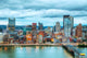 Pittsburgh Skyline with Ohio River Wall Decal