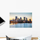 Pittsburgh Cityscape with Ohio River Wall Decal