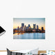 Pittsburgh Cityscape with Ohio River Wall Decal