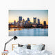 Pittsburgh Cityscape with Ohio River Wall Decal