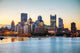 Pittsburgh Cityscape with Ohio River Wall Decal