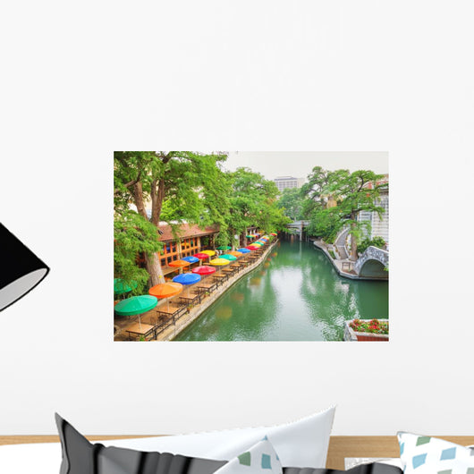 River Walk San Antonio Wall Decal