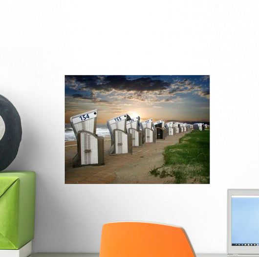 Beach Chairs Wall Decal