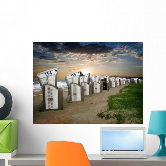 Beach Chairs Wall Decal
