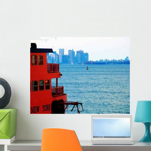 New York Harbor Wall Decal
