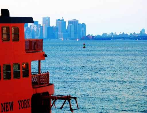 New York Harbor Wall Decal