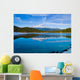 Mountain reflecting in the lake in Northern California Wall Mural